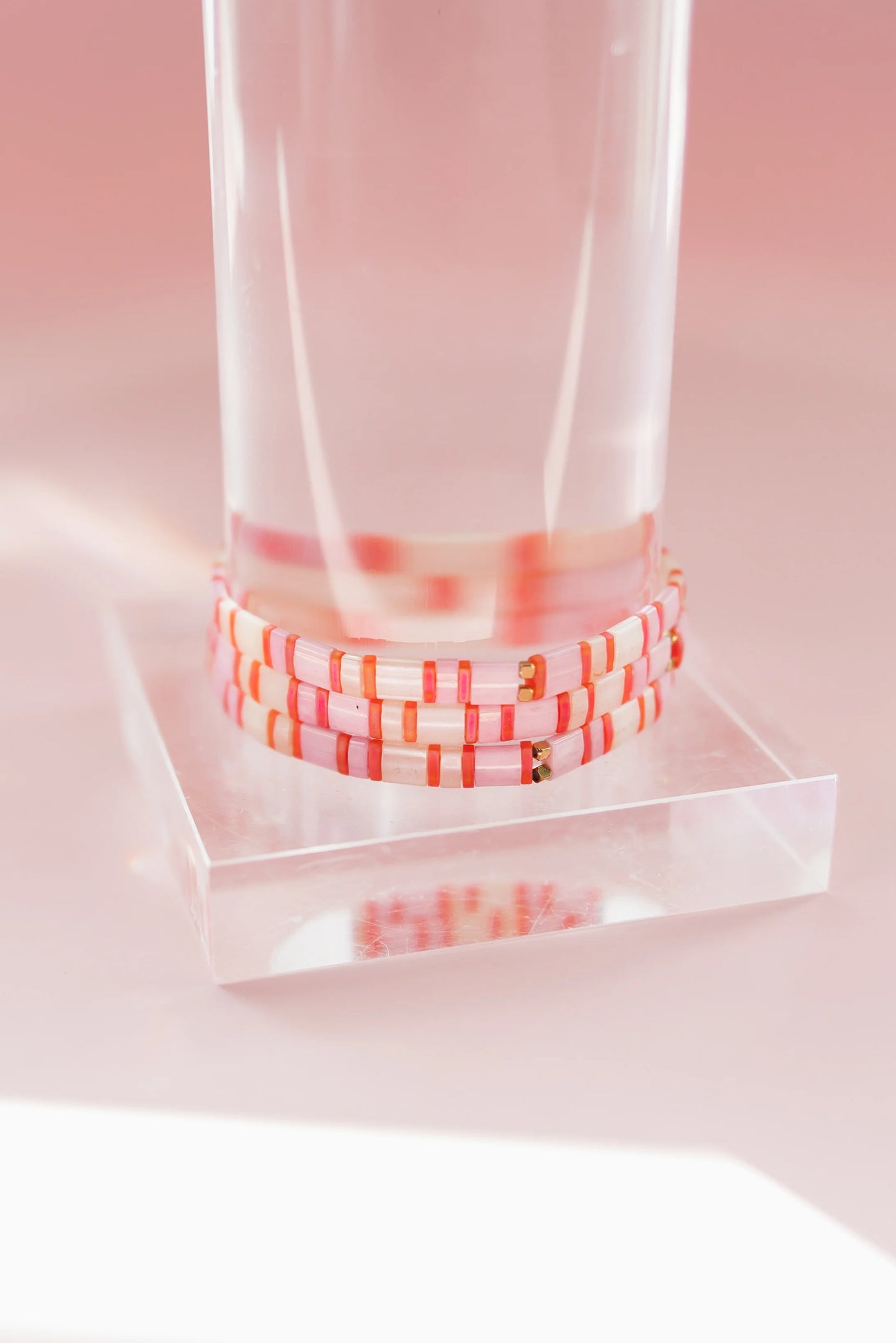 Glass Tile Bracelet - Tulip