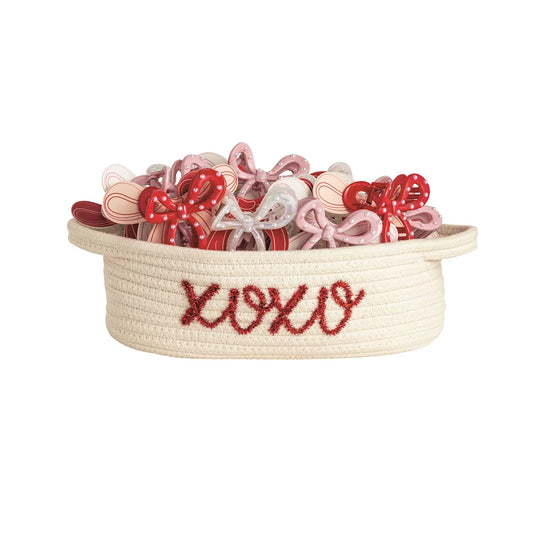 Valentine's Bow Claw Clip