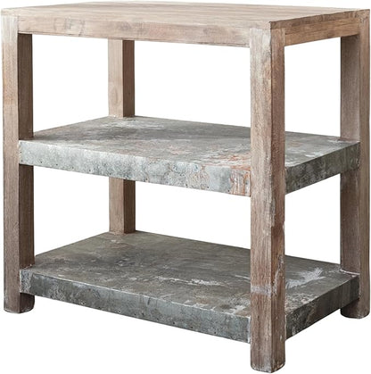 Wood & Metal Shelf