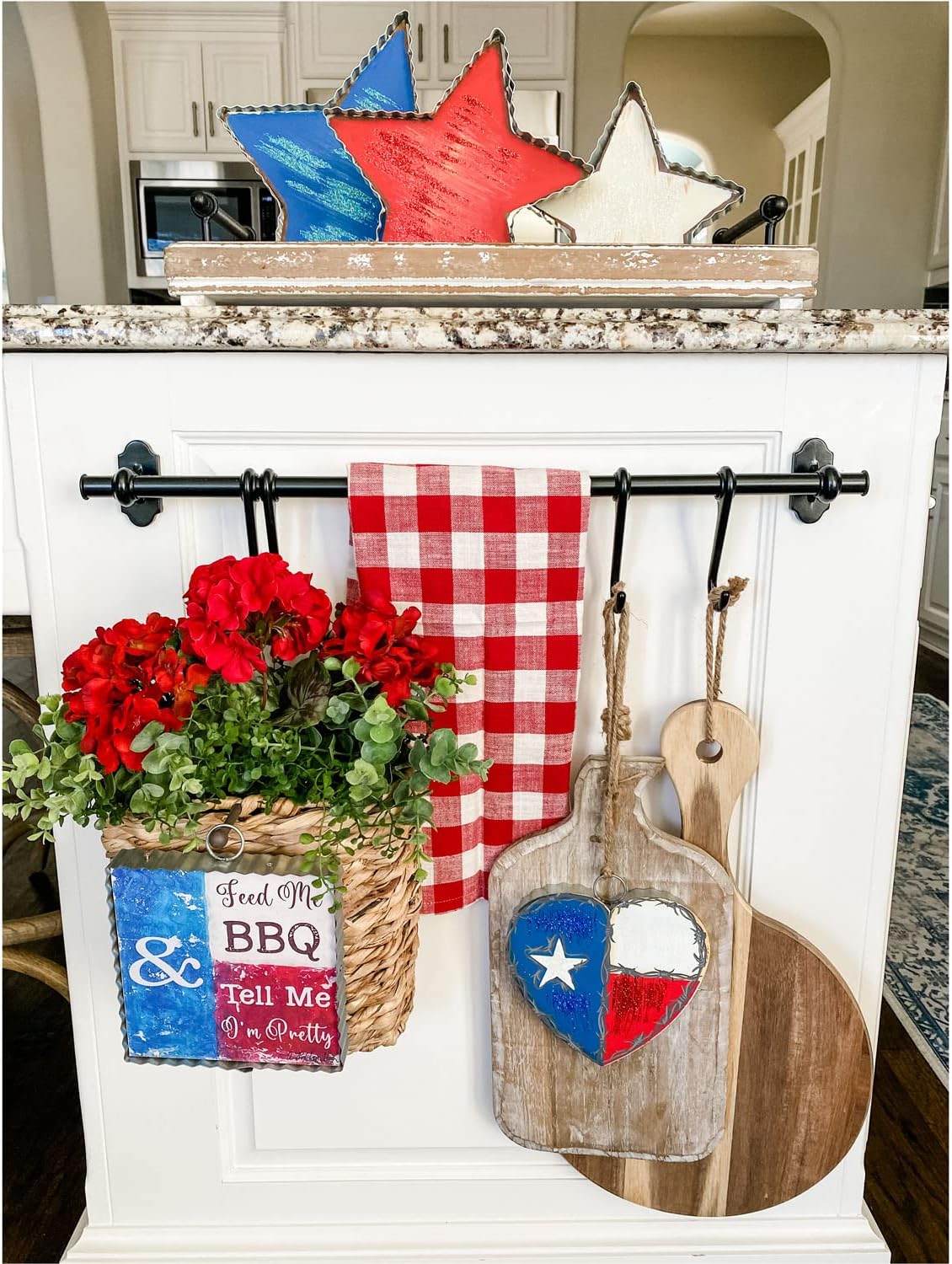 Set of 3 Pie Crust Stars