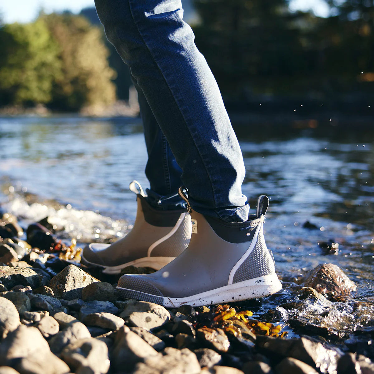 Men's Ankle Deck Boot Sport - Grey