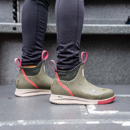 Women's Ankle Deck Boot Sport - Olive