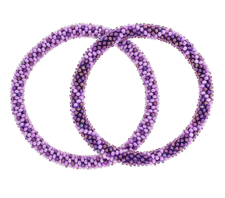 Friendship Roll-On Bracelet - Amethyst