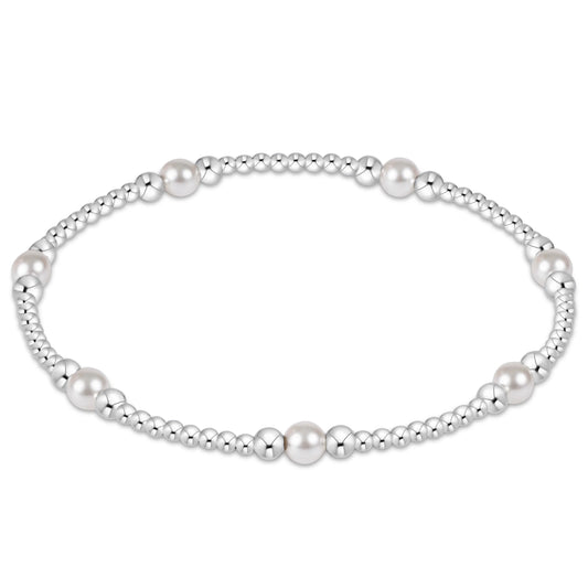 Purpose Pearl 4mm Sterling Bracelet