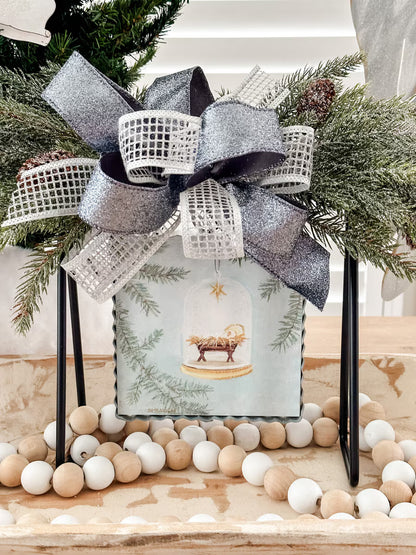 Mini Art Baby Jesus Ornament