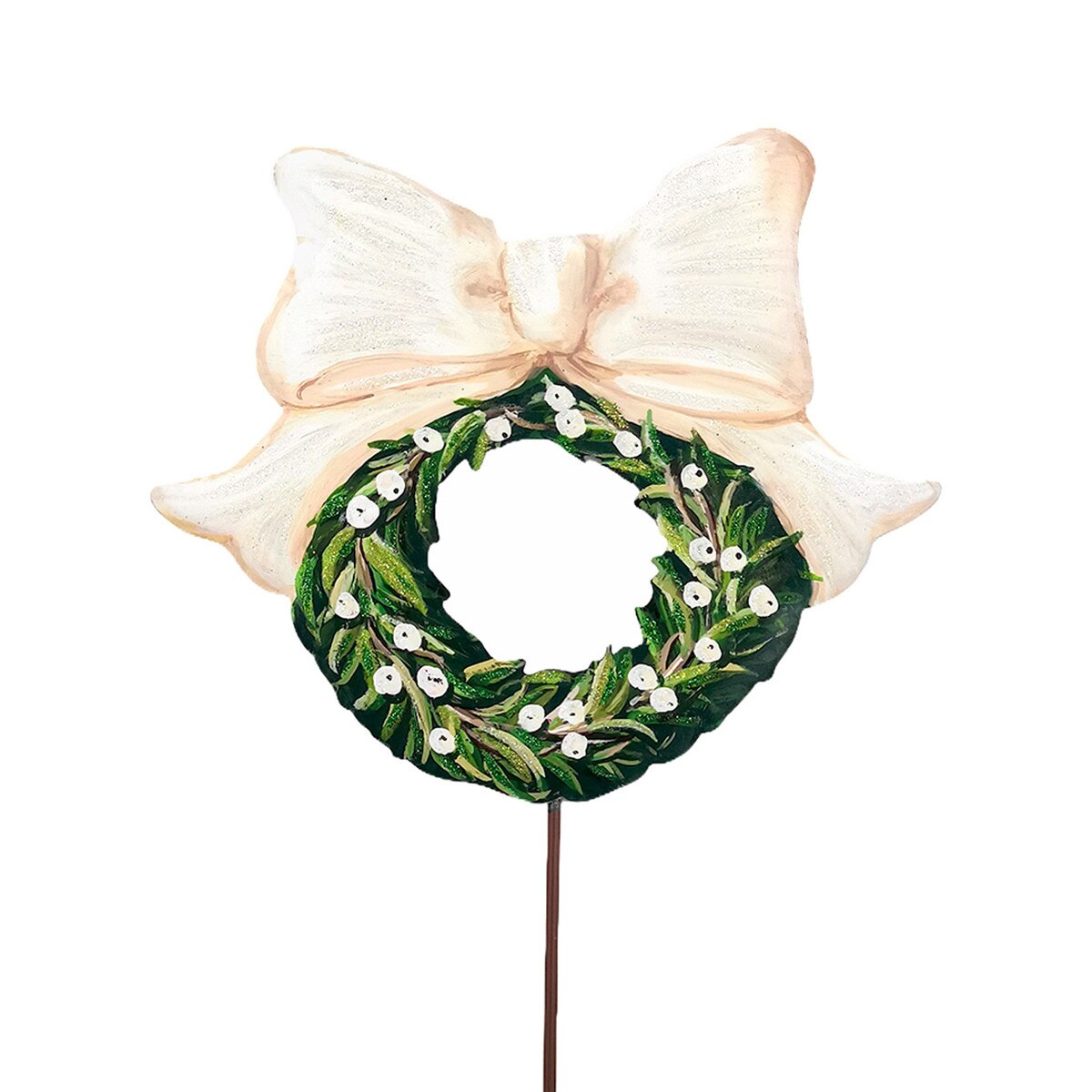 Elegant White Berry Wreath