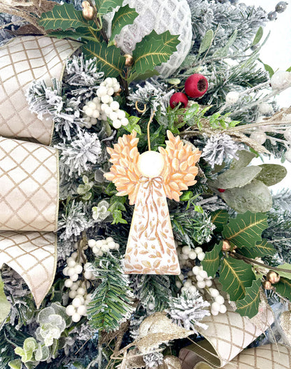 Golden Winged Angel Ornament