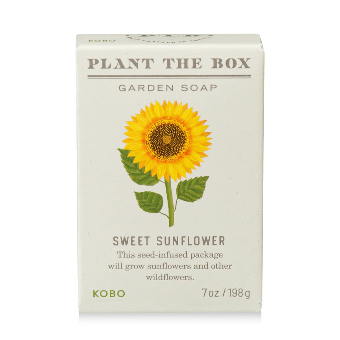 Plant The Box Garden Soap - Sweet Sunflower