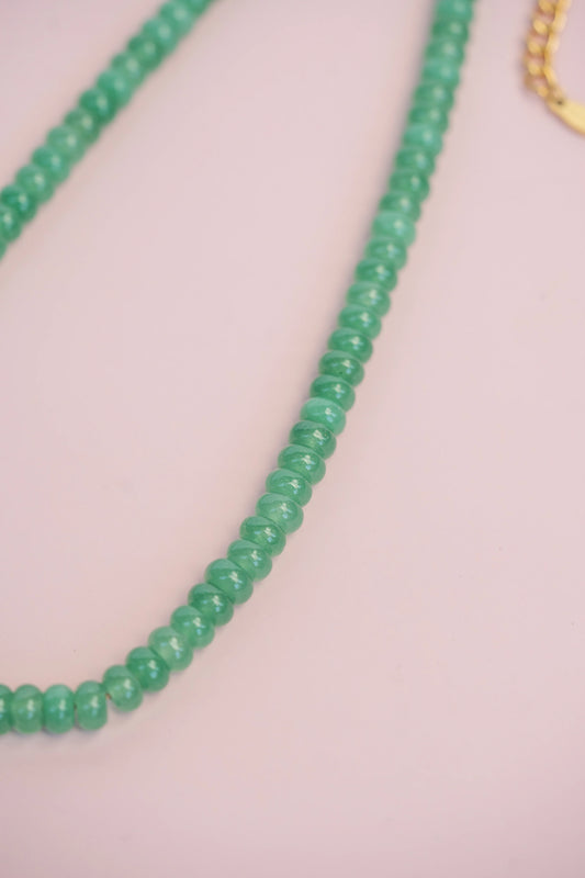 Gemstone Necklace - Emerald