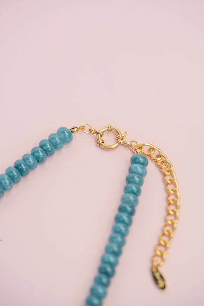 Gemstone Necklace - Dark Teal