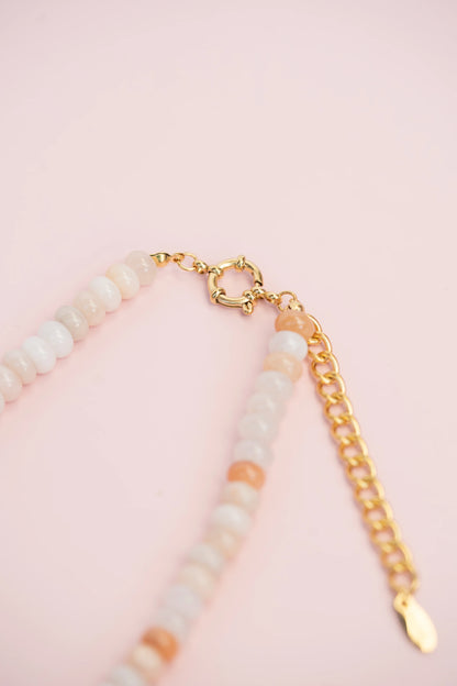 Gemstone Necklace - Neutral