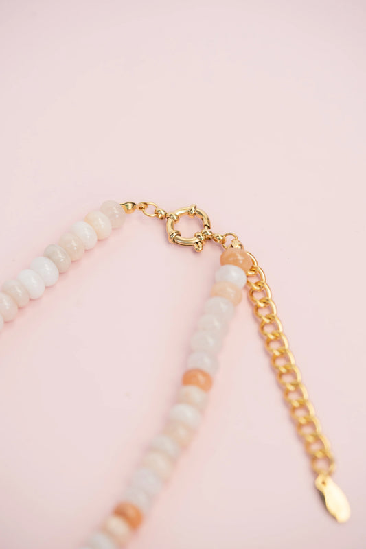 Gemstone Necklace - Neutral
