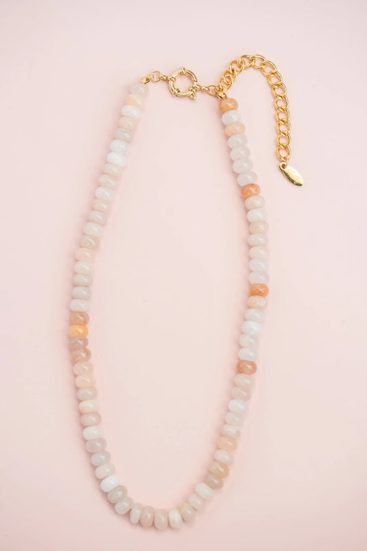 Gemstone Necklace - Neutral