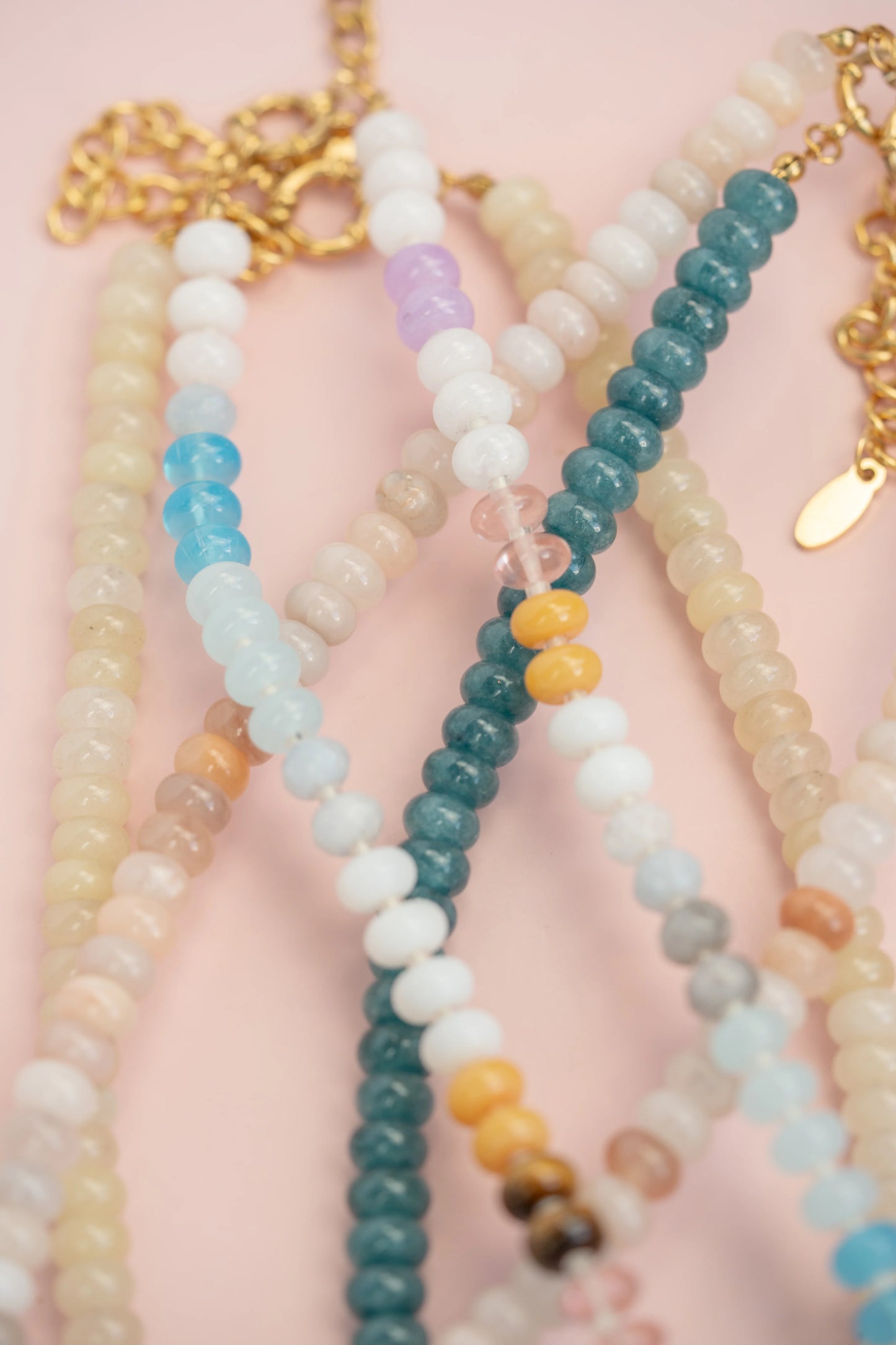 Gemstone Necklace - Neutral