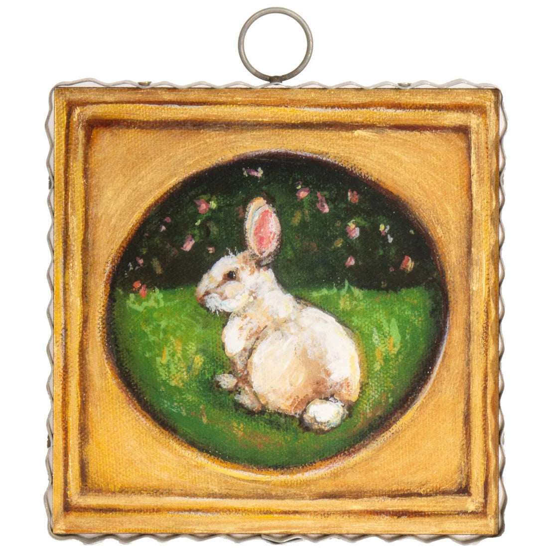 Mini Gallery Bunny in Gold Frame