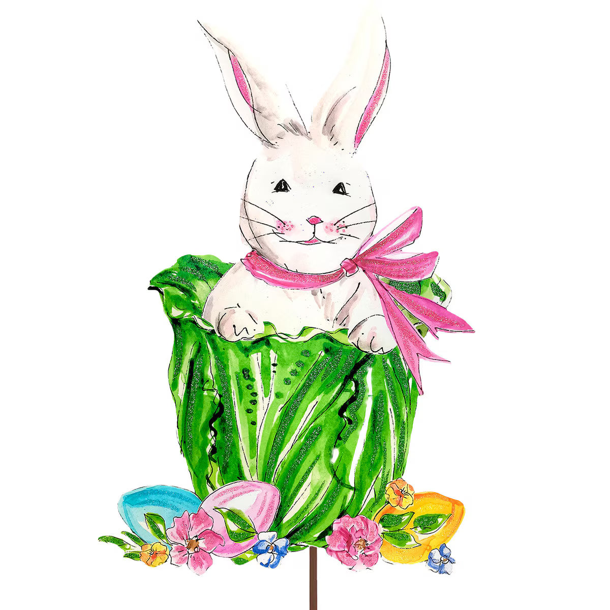 Cabbage Bunny Decoration