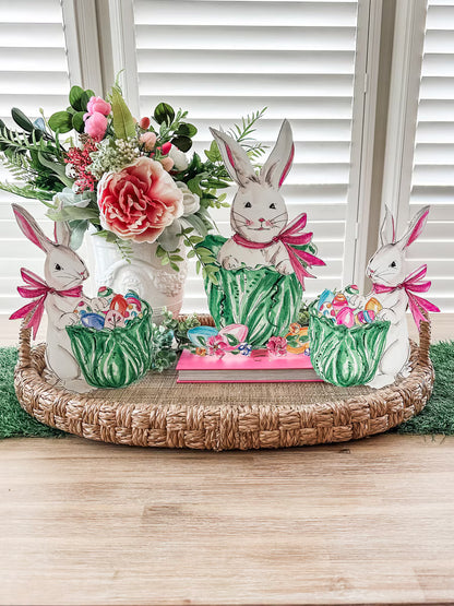 Cabbage Bunny Decoration