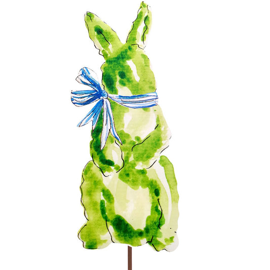 Large Boxwood Bunny Decoration