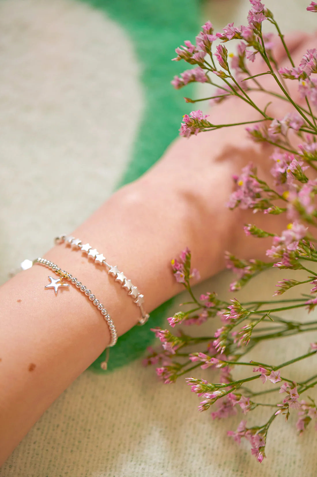 Stars so Bright Friendship Bracelet - Silver