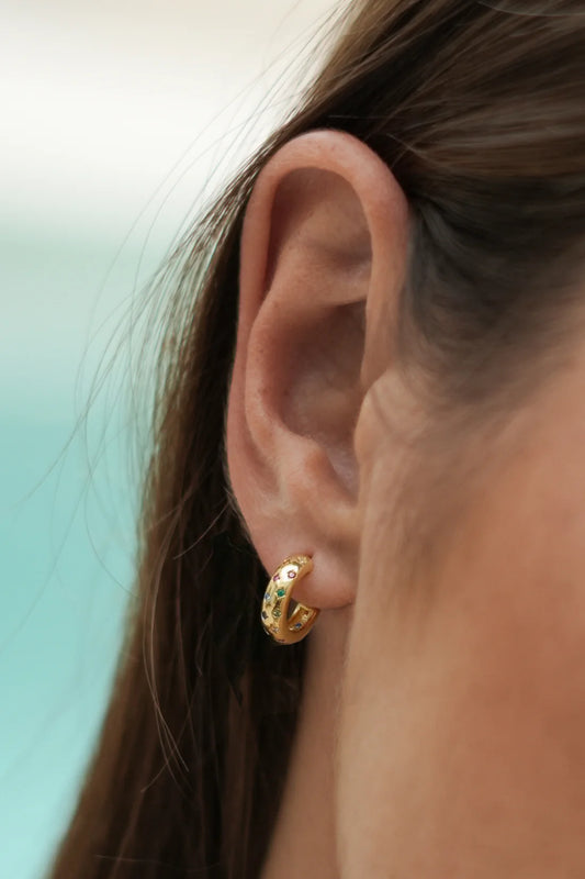 Chubby Rainbow Celestial Hoops