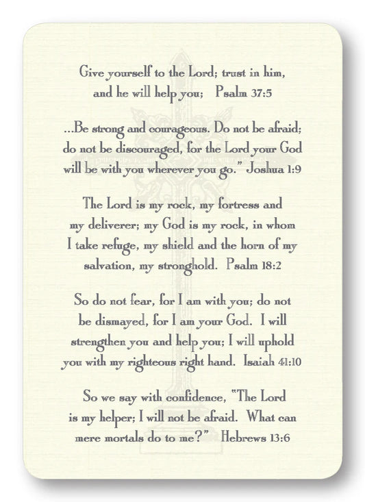 Verse Cards for Fear