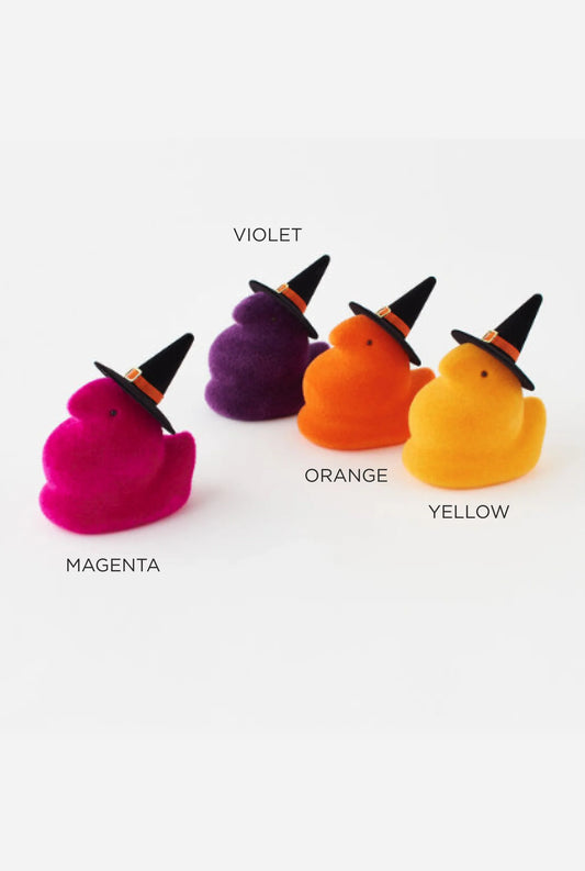 Flocked Peeps Halloween Decoration