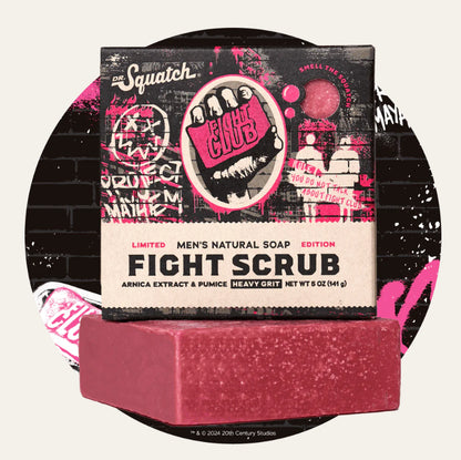 Dr. Squatch Men's Natural Bar Soap - Fight Scrub