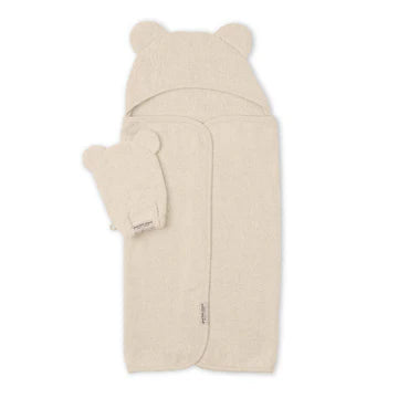 Good Little Citizen Baby Towel & Wash Mitt - Linen