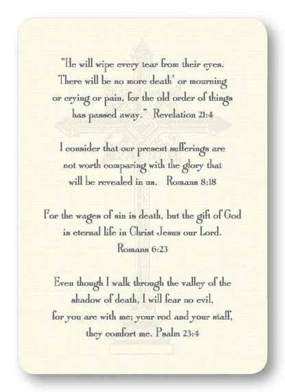 Verse Cards for Grief