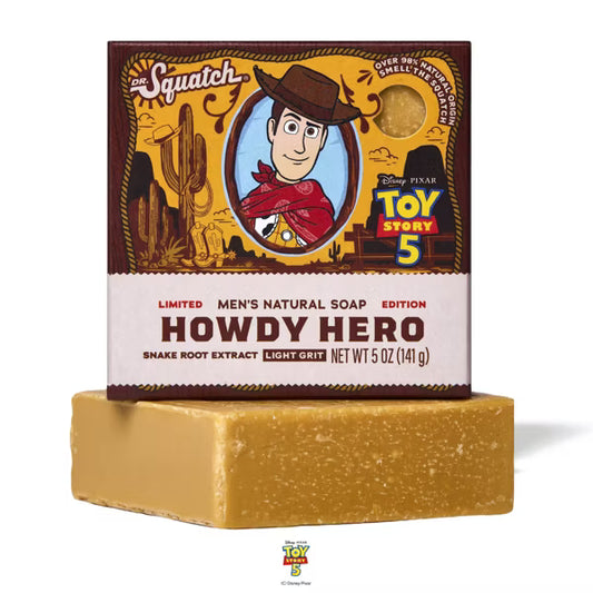 Dr. Squatch Men's Natural Bar Soap - Howdy Hero