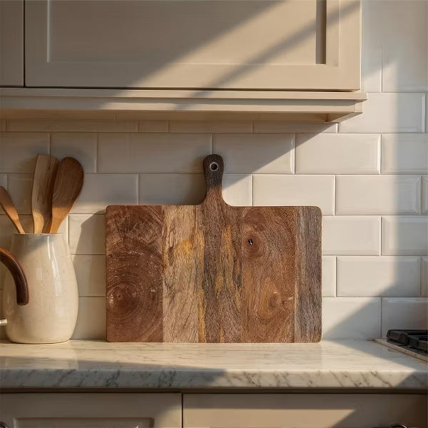 Mango Wood Serving Board with Handle