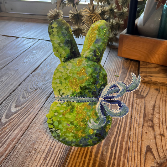 Boxwood Bunny - Blue