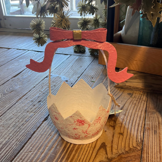 Chinoiserie Easter Basket - Pink