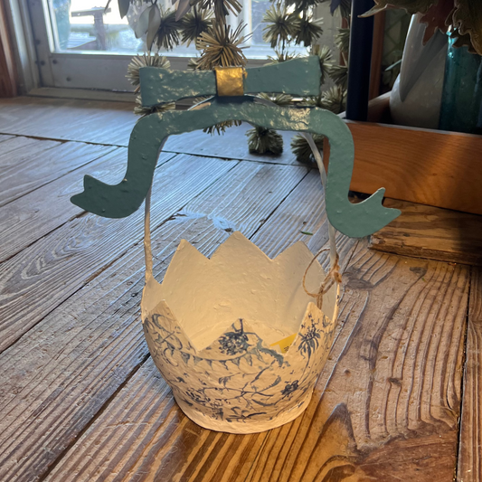 Chinoiserie Easter Basket - Blue