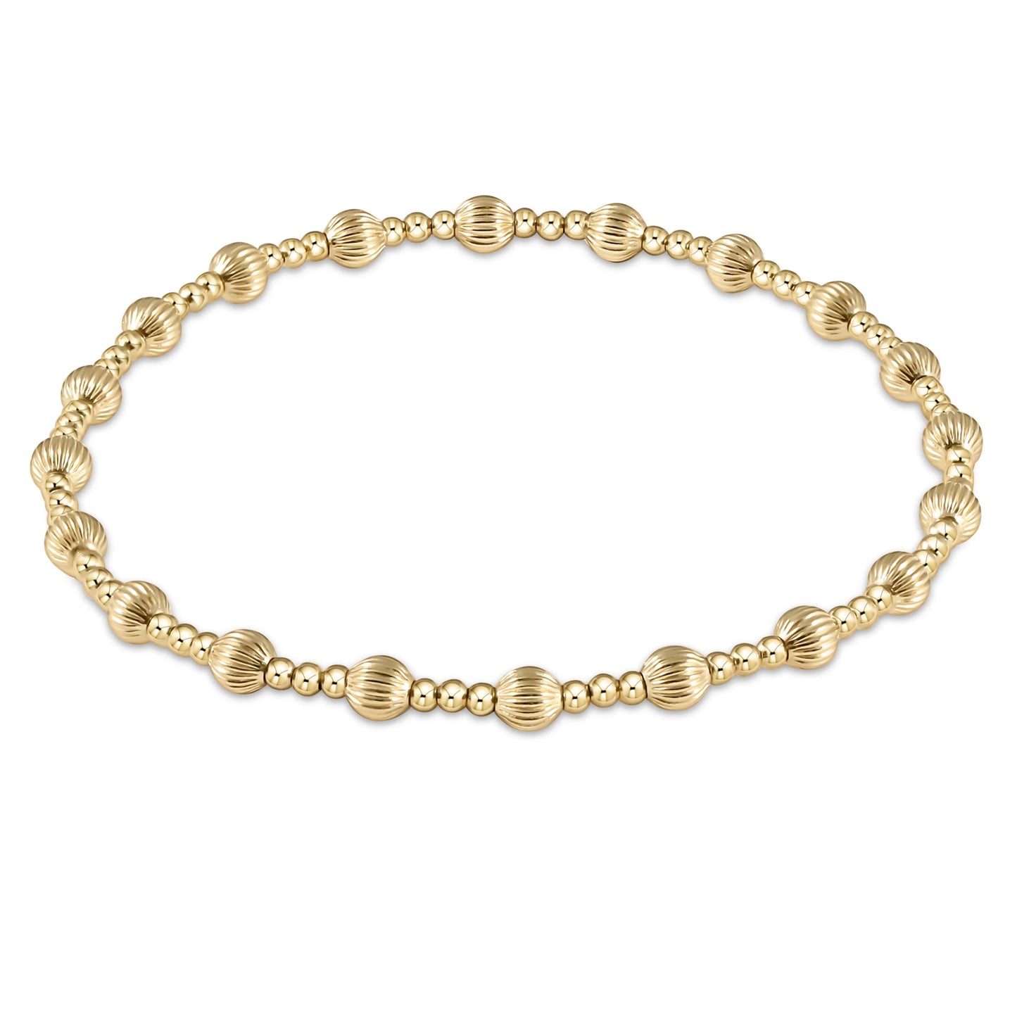 Extends Dignity Sincerity Gold 4mm Bracelet