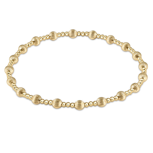 Extends Dignity Sincerity Gold 4mm Bracelet