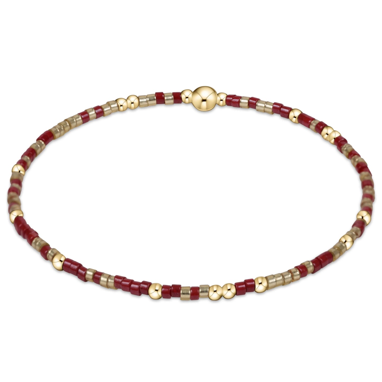 Gameday Hope Unwritten Bracelet - Gold Luster - Maroon