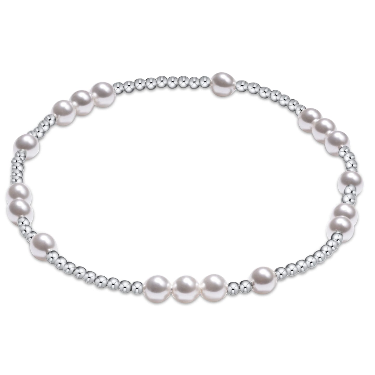 Extends Hope Unwritten Pearl 4mm Sterling Bracelet