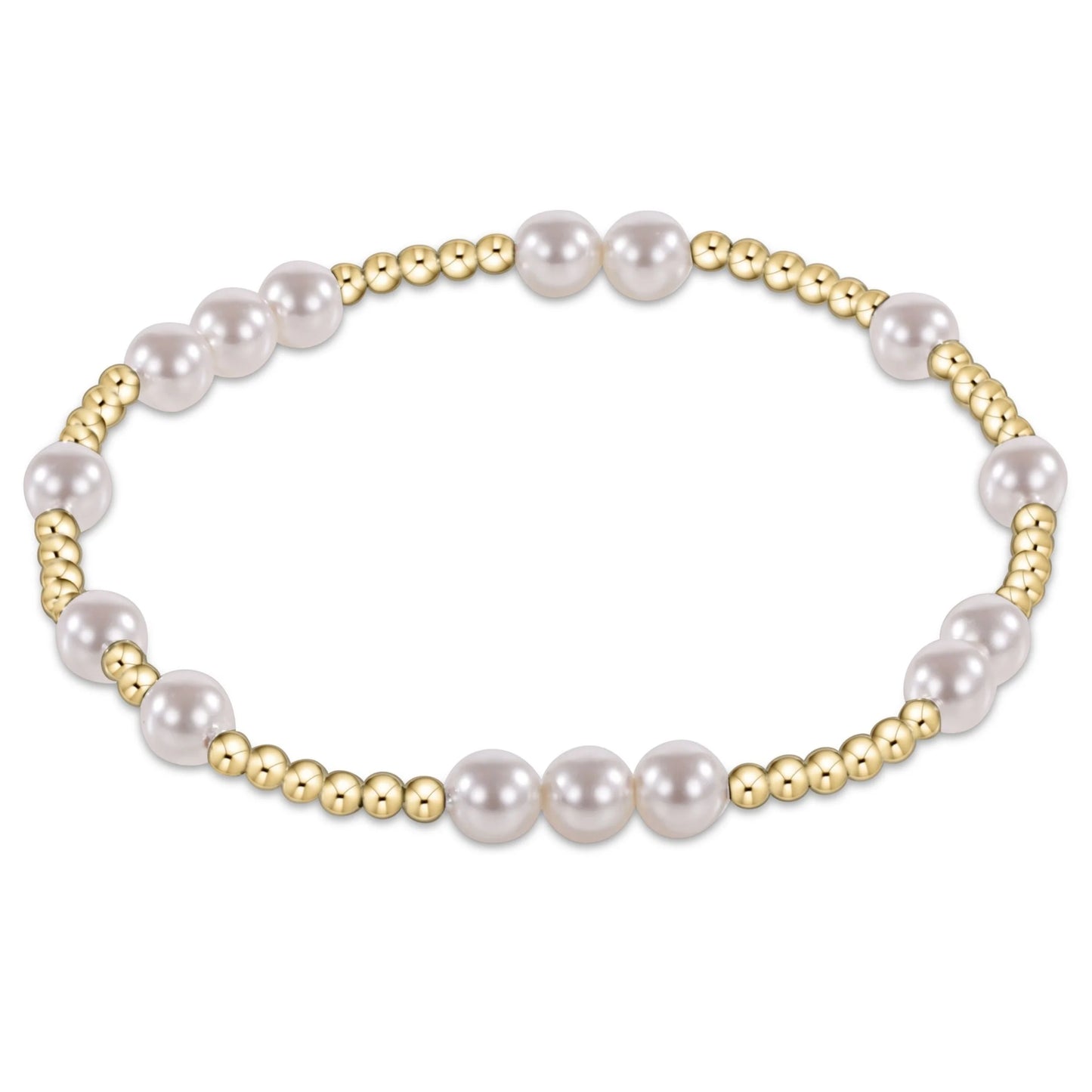 Extends Hope Unwritten 5mm Bead Bracelet - Pearl