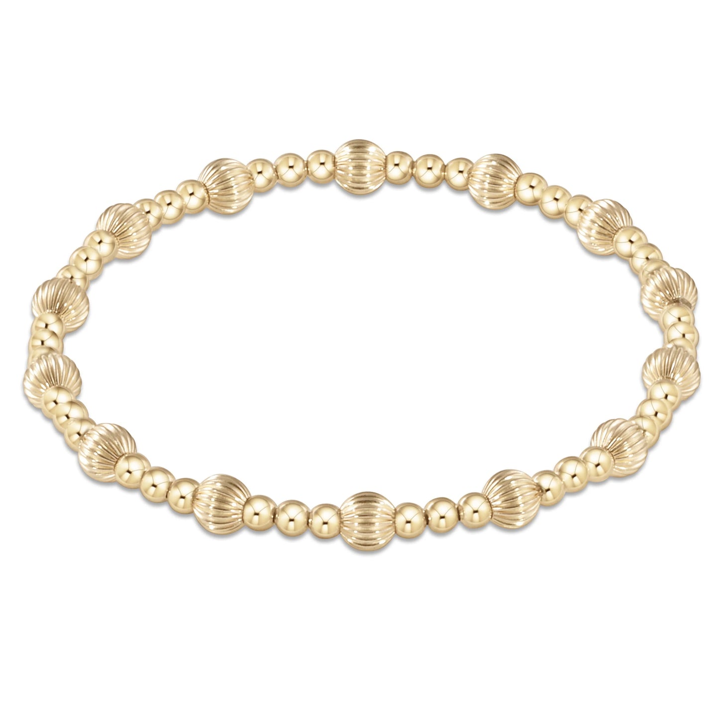 Extends Dignity Sincerity Gold 5mm Bracelet