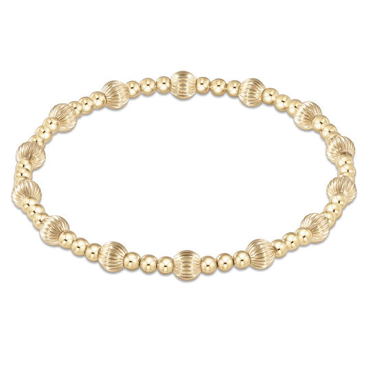 Extends Dignity Sincerity Gold 5mm Bracelet