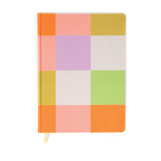 Velvet Jumbo Journal - Check