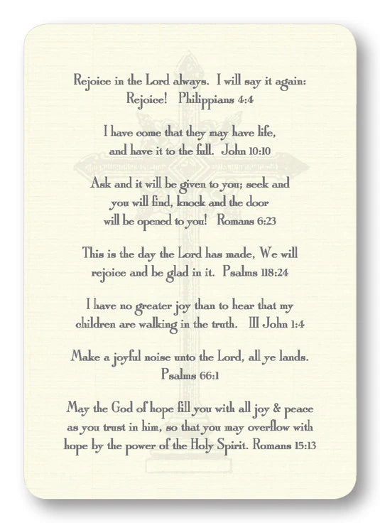 Verse Cards for Joy