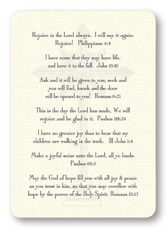 Verse Cards for Joy
