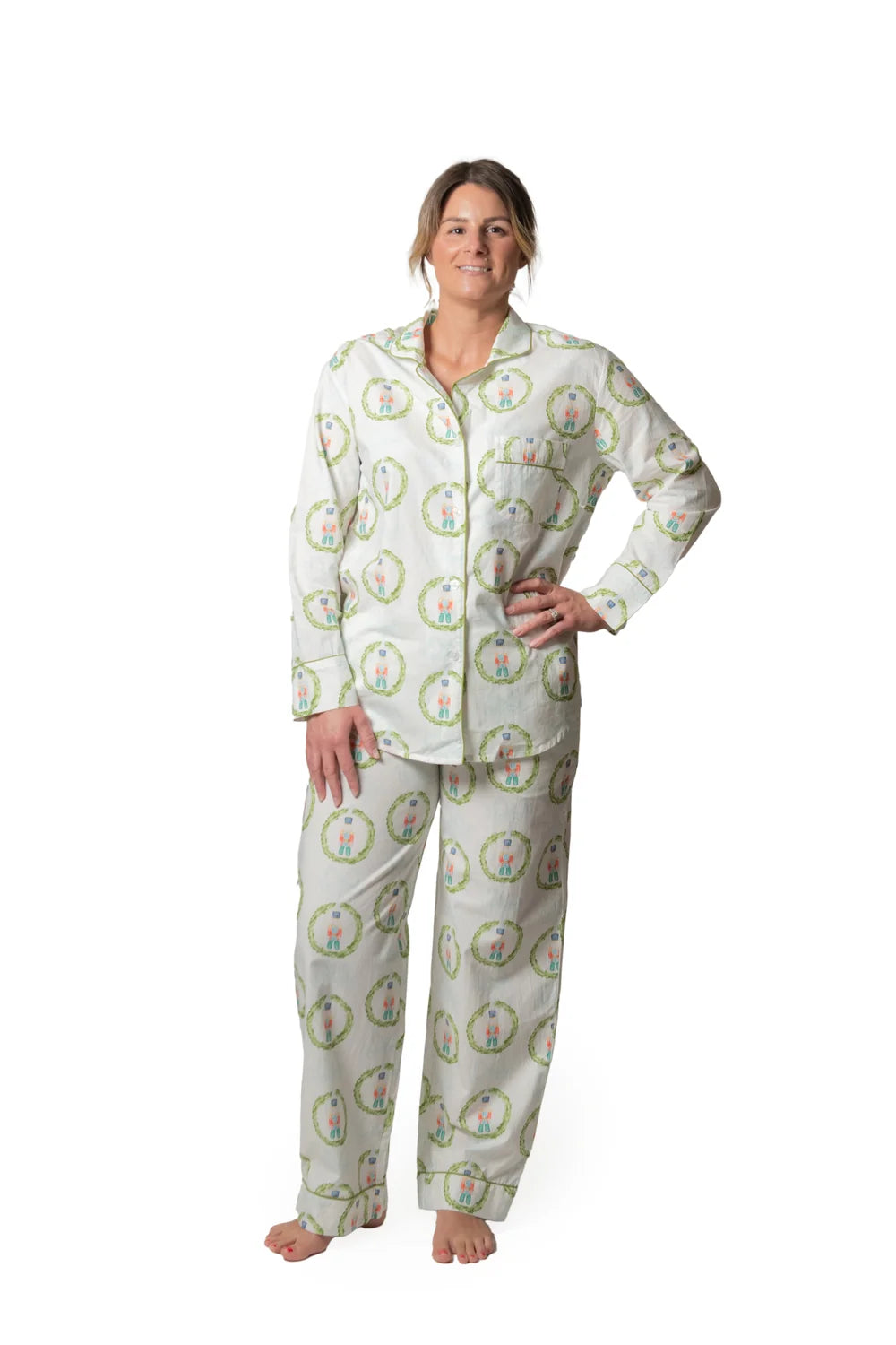 Hippopotamus And Nutcracker Pajama Set