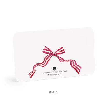 Red Ribbon Candy Little Notes
