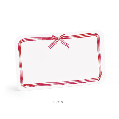 Red Ribbon Candy Little Notes