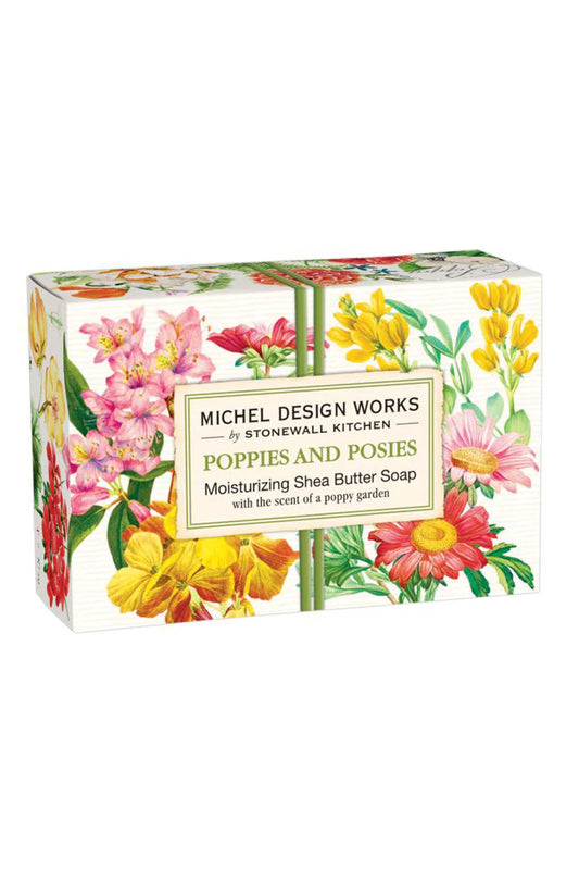 Poppies and Poses Boxed Soap