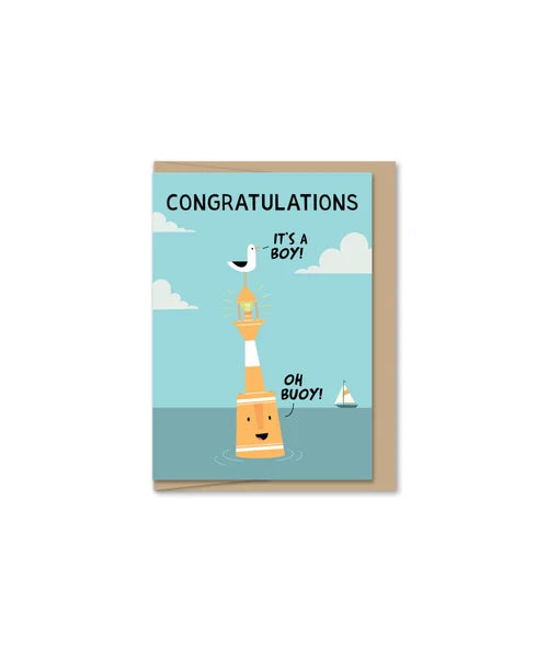 Mini Greeting Card - Buoy