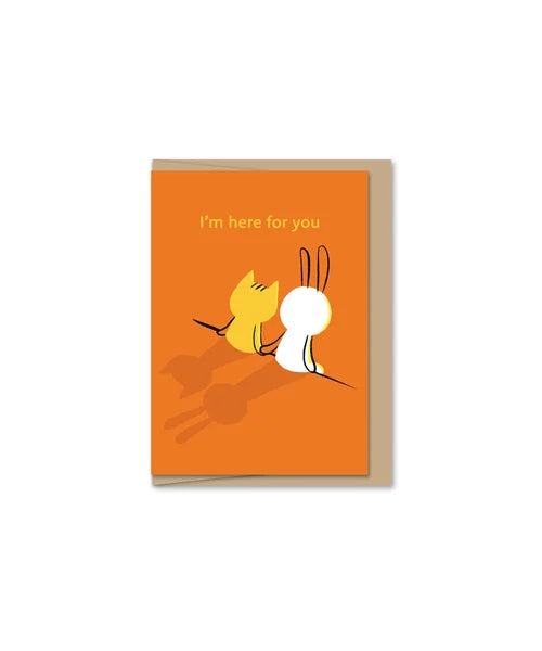 Mini Greeting Card - Here for you